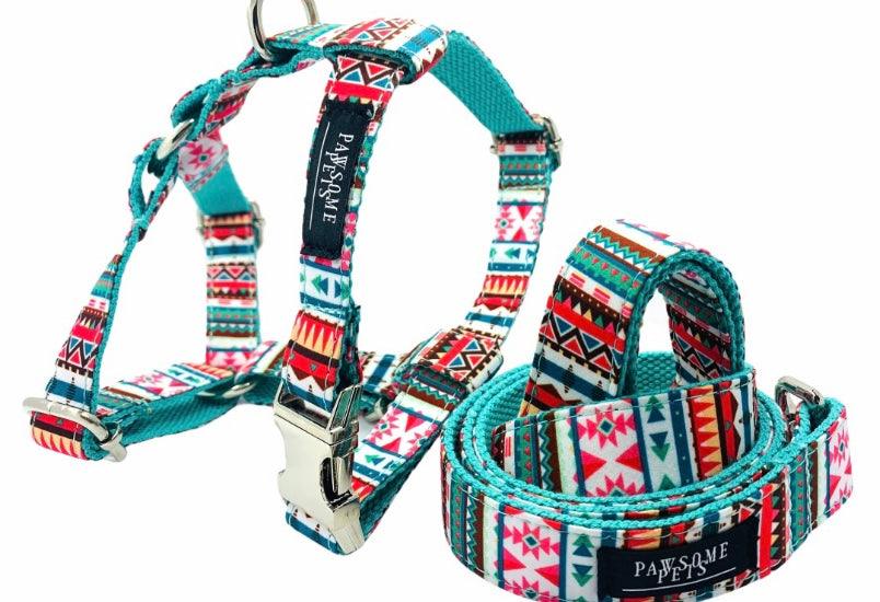 Pack Premium Arnés + Correa Tropical – 2 Piezas