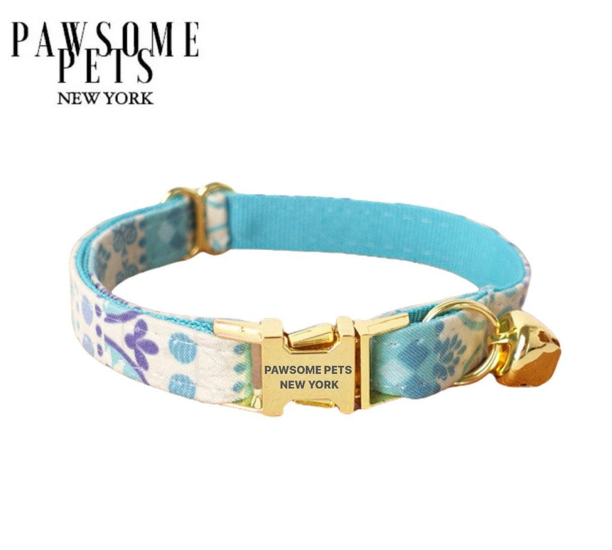 Collar Premium Azul Ultramar para Perros y Gatos
