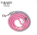 Correa de Cuerda Premium Degradado Gris y Rosa para Perros