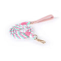 Correa Premium de Cuerda y Cuero Rosa Sherbet