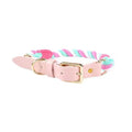 Collar Premium de Cuerda y Cuero Cotton Candy