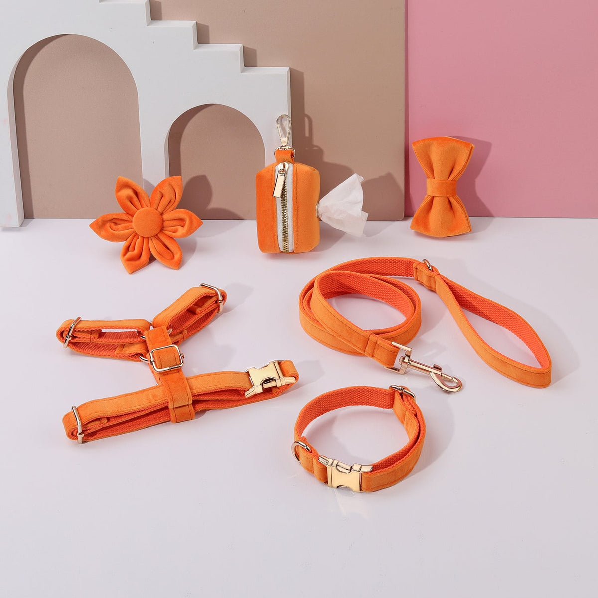 Pack Premium de Paseo Naranja – 6 Piezas