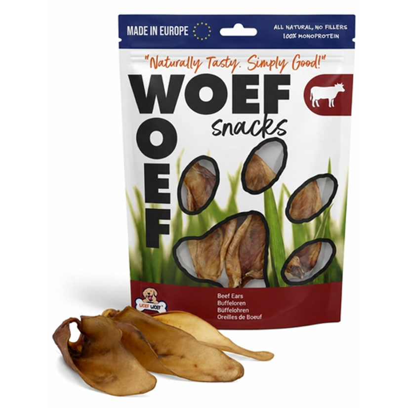 Orejas de Búfalo – Masticable Natural para Perros