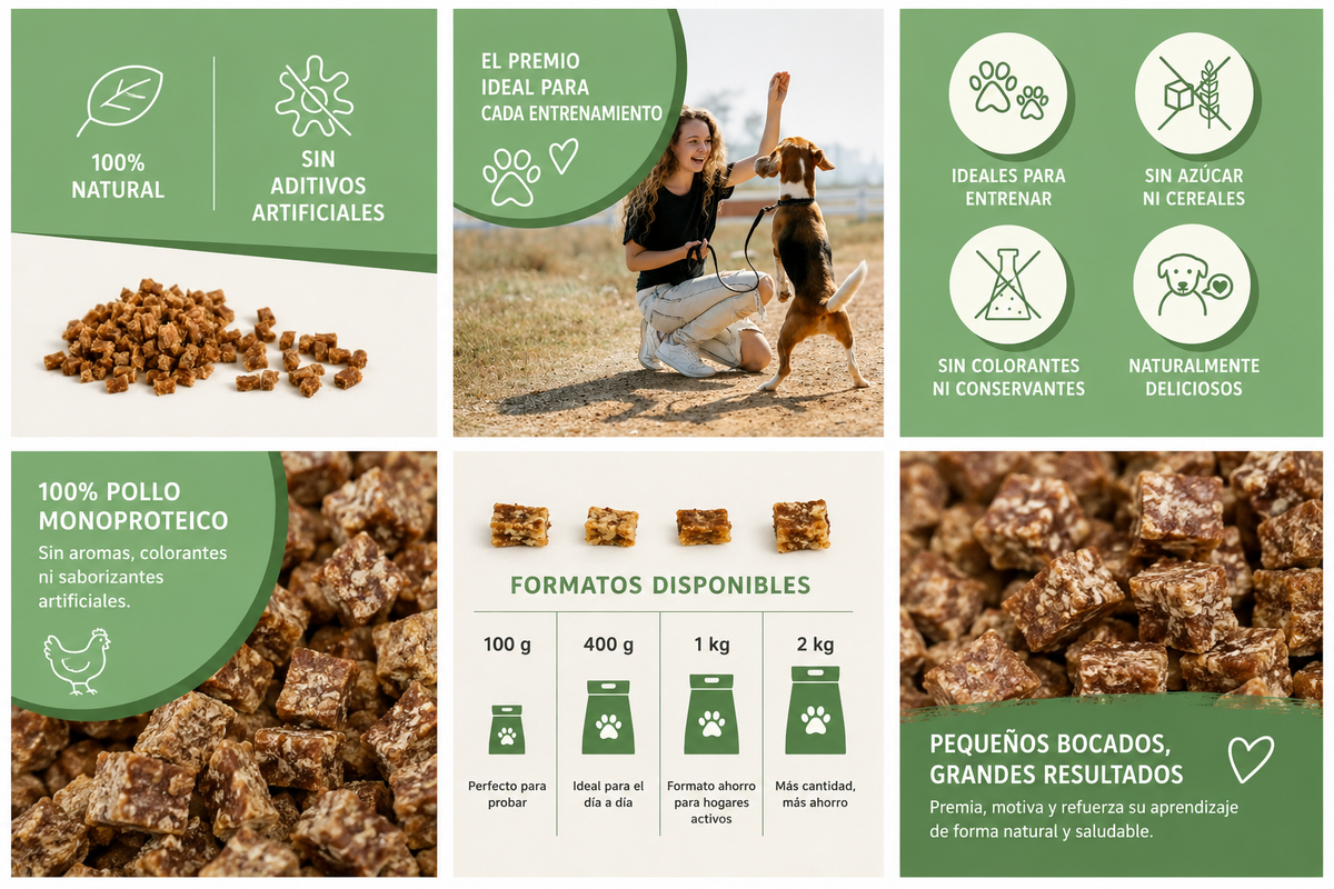 Premios Naturales de Pollo para Perros | MimoCan