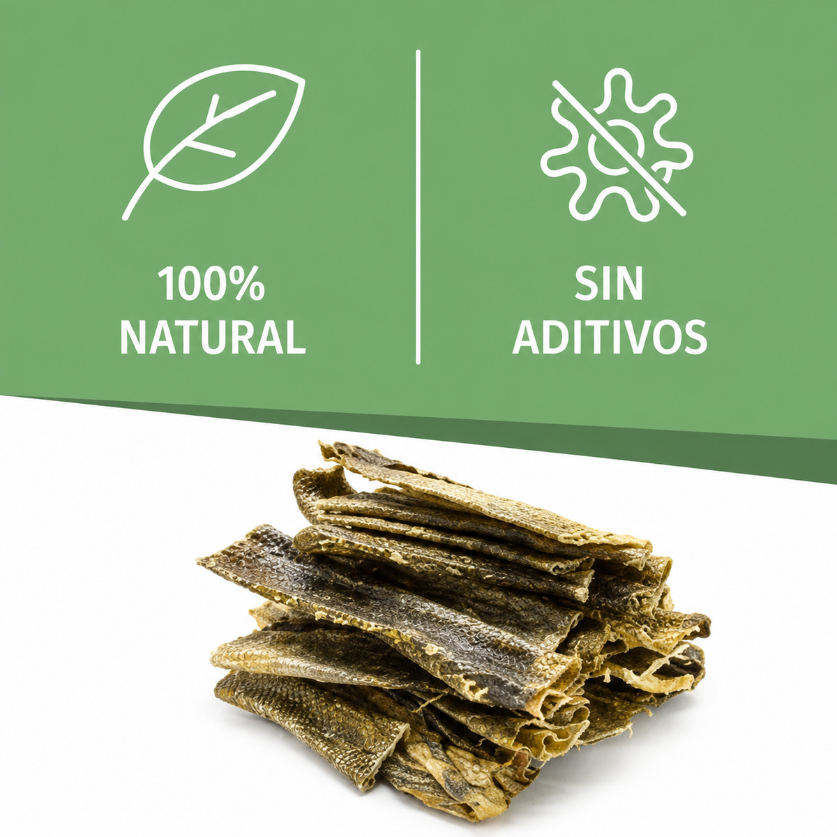 Piel de Bacalao Deshidratada para Perros – Snack Natural
