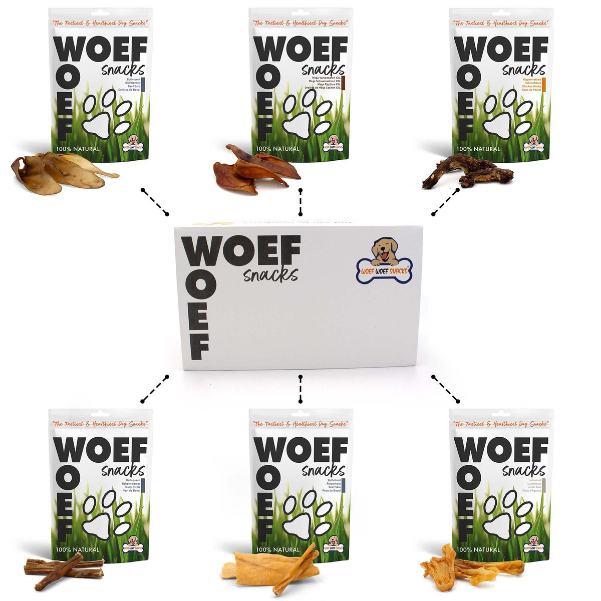 Pack de Snacks Naturales para Perros Grandes – 1,5 kg