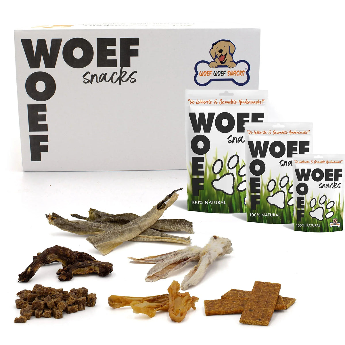 Pack de Snacks Naturales para Perros Medianos – 1,2 kg